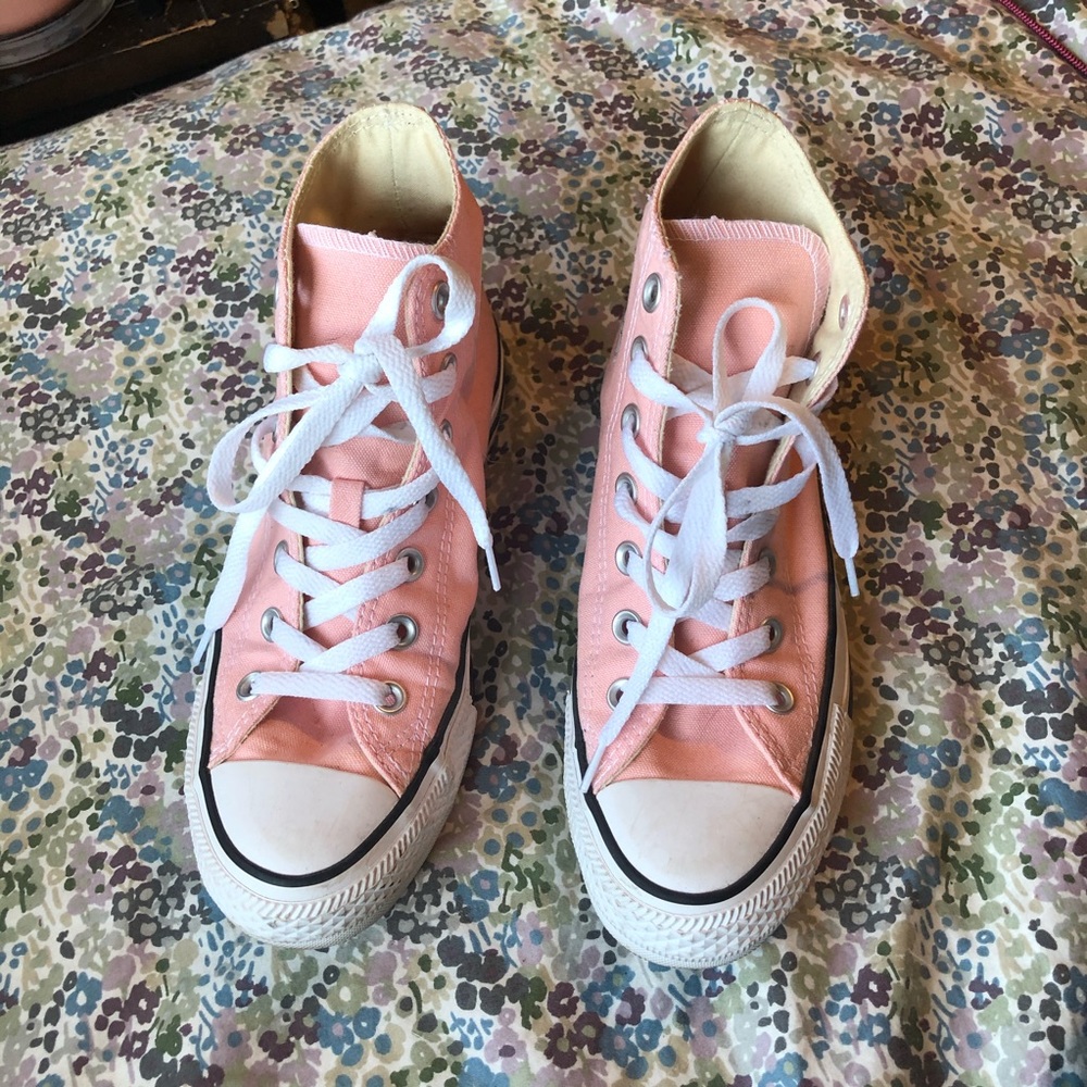 Pink Converse High Tops